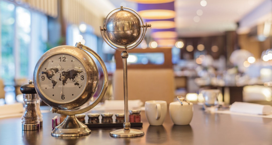 An artful arrangements of objets. Photograph by Walter Shintani.